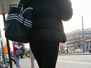 Leggings Ass At The Station Free Teen Hd Porn Fe Xhamster